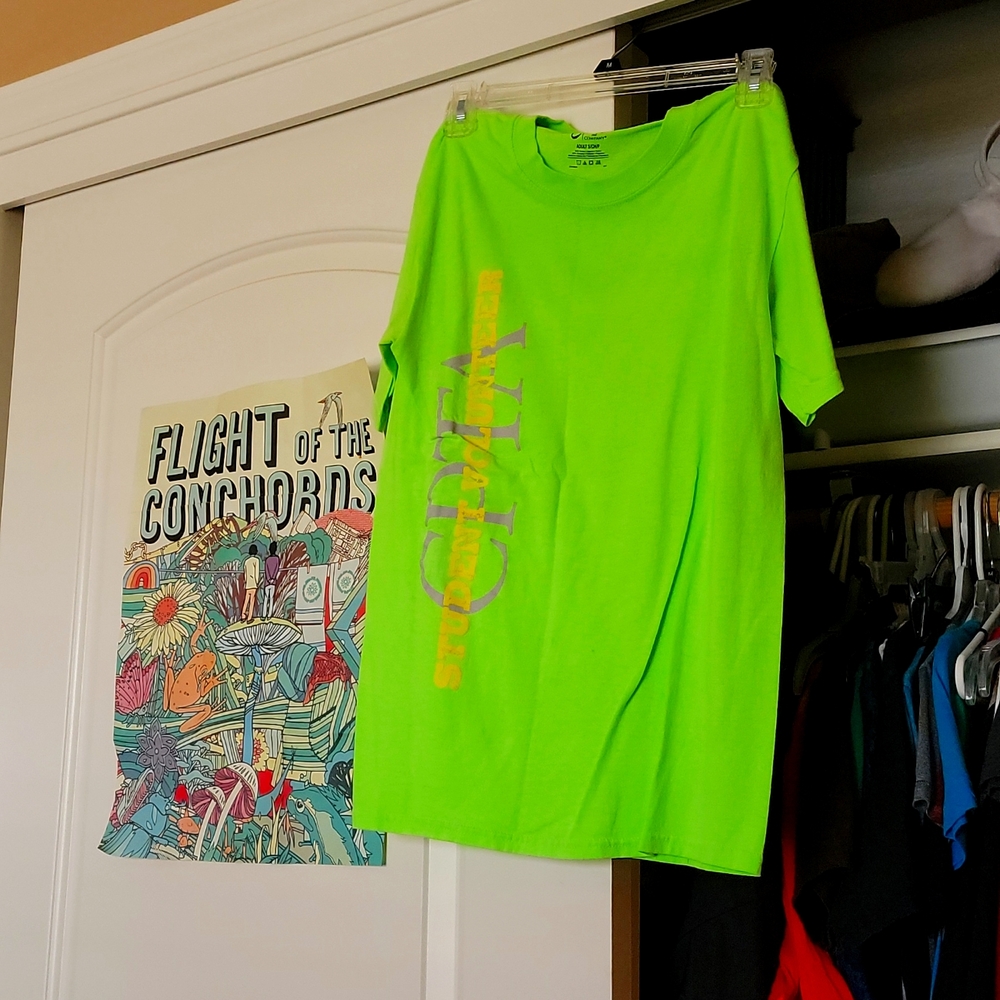Neon Lime Green Port and Company CPTA Volunteer Shirt - Picture 2 of 8